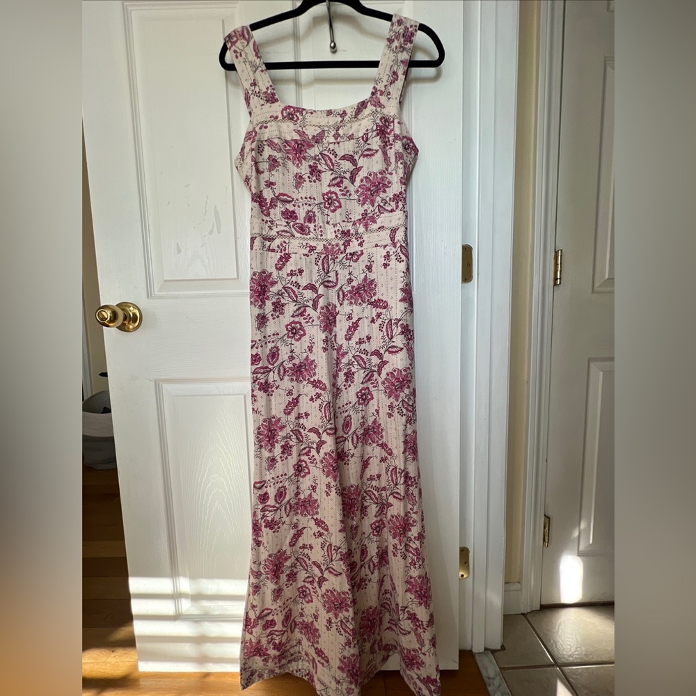 New misa Los Ángeles jumpsuit size small floral with packets